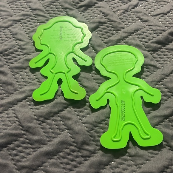 Green Boy & Girl Perler Bead Pegboards - Picture 2 of 2